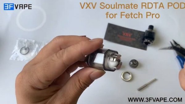 VXV Soulmate RDTA/RDA Pod Cartridge for SMOKTech Fetch Pro Pod System