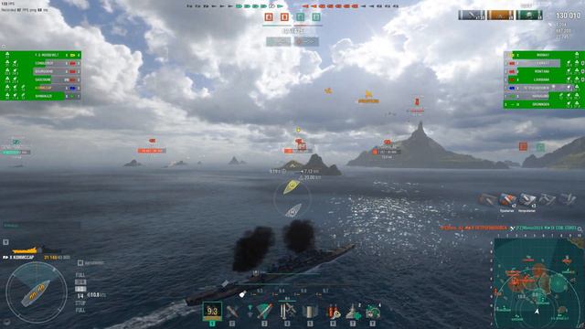 Крейсер КОМИССАР 281К Урона! 19 пожаров Мир кораблей World of Warships смотреть онлайн