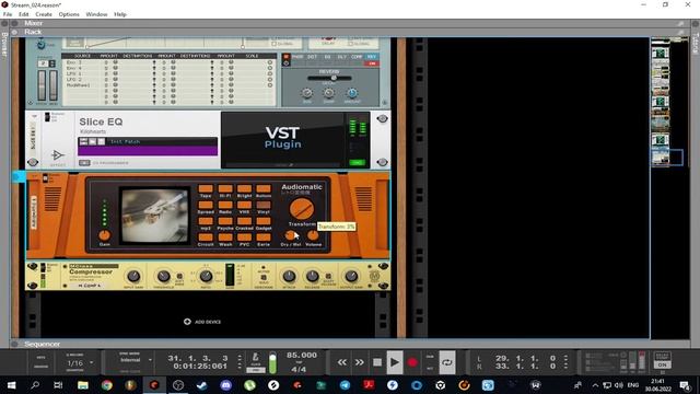 Тестим новый Chord Sequencer в Reason 12 \ Test New Chord Sequencer In Reason 12