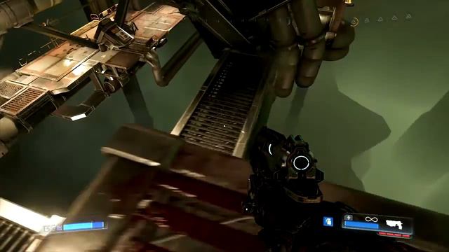 Прохождение DOOM (2016) - 9 - Двойной прыжок смотреть онлайн