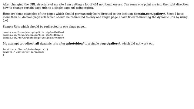 DevOps & SysAdmins: nginx redirect dynamic page urls смотреть онлайн