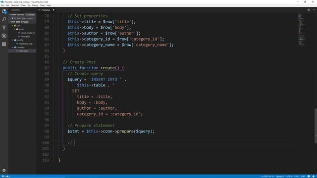 PHP REST API From Scratch [2] - Single & Create смотреть онлайн