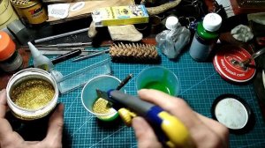 Заготовка для красивой рукояти ножа из шишки и эпоксидки