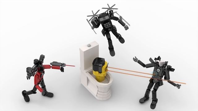LEGO Skibidi Toilet: Titans VS G-Man Toilet смотреть онлайн