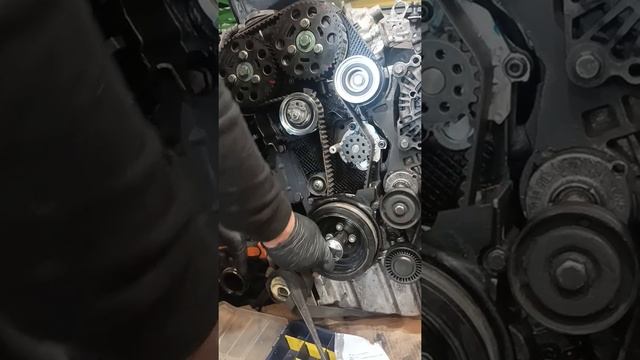 distribución Audi a4 motor 2.0cc BLB, 2005 смотреть онлайн