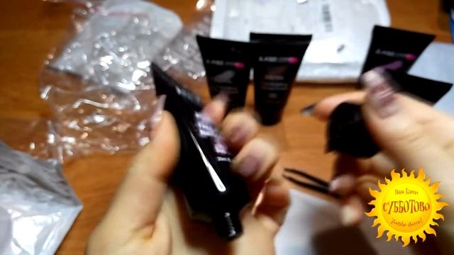 Распаковка посылок из Китая: полигели, чехол для пластин , подставка для кистей смотреть онлайн