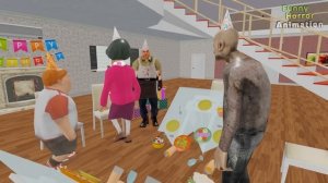 Rich Scary Teacher vs Poor Granny - funny horror animation (30 minutes with Granny)