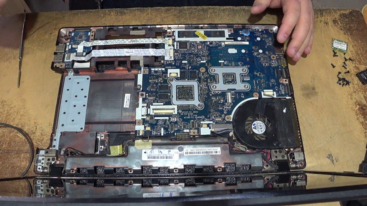 Acer Aspire 5552g разборка, чистка, ремонт