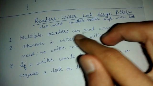 Readers writer lock design pattern смотреть онлайн