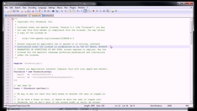 Create a Simple Facebook App (part 2 of 2) смотреть онлайн