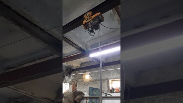 Моя кранбалка в гараже тельфер 250 смотреть онлайн