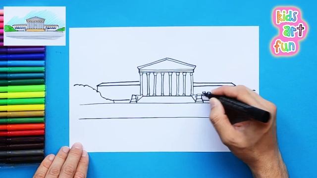 How to draw United States Supreme Court смотреть онлайн
