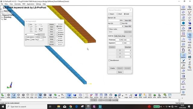 LS-DYNA TUTORIAL 8: Modal Analysis and Stiffened Panels смотреть онлайн