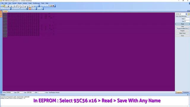 Toyota Corolla (4C Chip, Old model) Lost Key using EEPROM смотреть онлайн