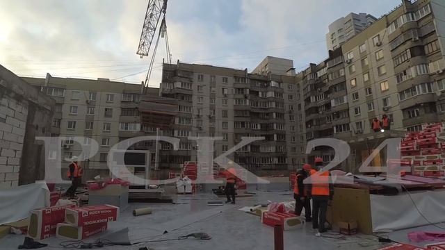 Кровельные работы в ЖК на Митинской. Отзыв о работе компании РСК24.рф