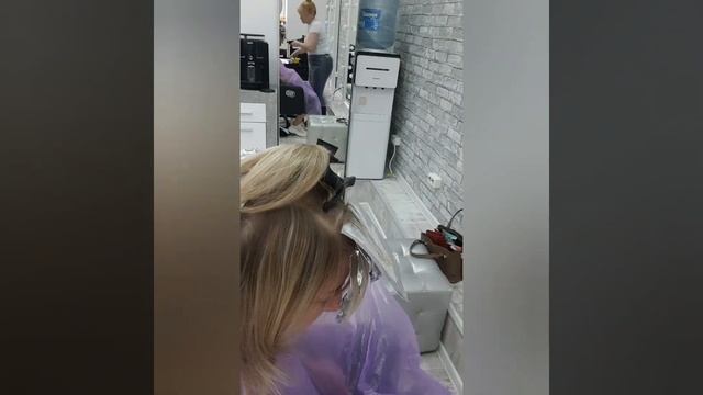 Из 3Д мелирования в Аиртач без порошка. Блондинка По-новому. смотреть онлайн