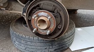 Шевроле кобальт, замена задней ступицы.