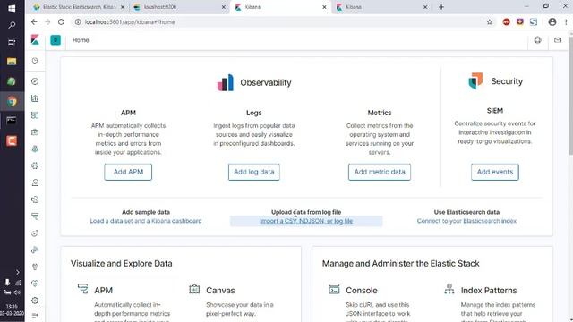 Elasticsearch Kibana - How Import JSON File To Kibana