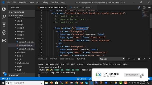 Template Driven Forms in Angular 6+ | Angular Forms | Angular 6 Tutorial in Hindi (2019) [#42] смотреть онлайн