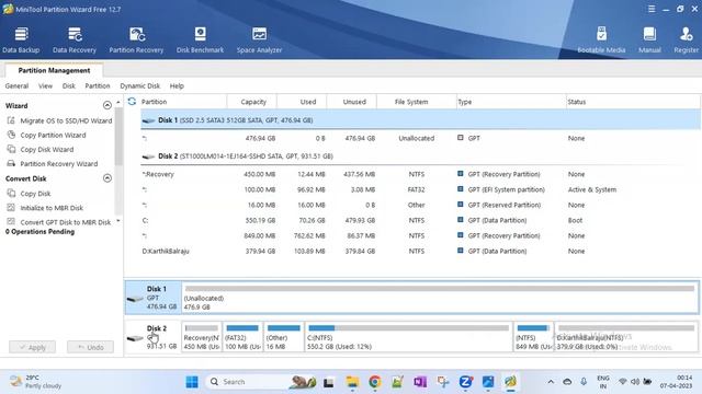 Check SSD / HDD for Bad Sectors | Free Disk Surface Test | Minitool Partition Wizard | Easy steps смотреть онлайн