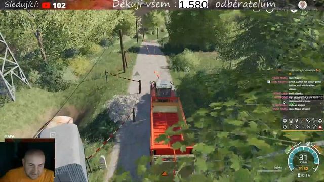 Farming Simulator 19 -ČESKOSLOVENSKÁ MAPA - LIAZ 706 odvoz od kombajnu ! (Živé vysílání) смотреть онлайн