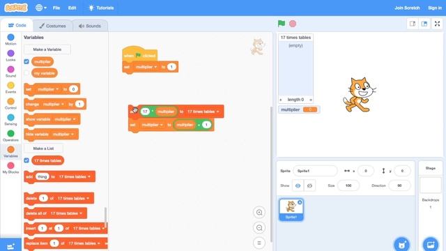 Intro to lists in scratch смотреть онлайн