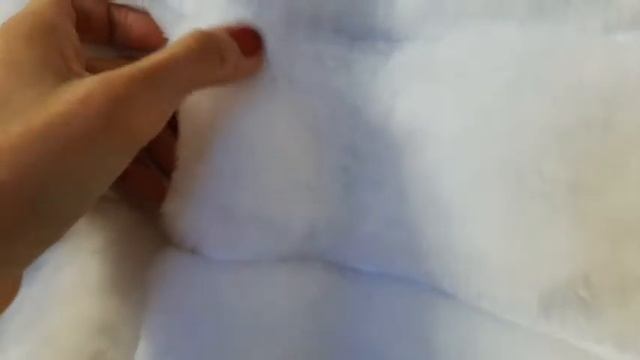 Шубка из белого мутона Тиссавель в росшив смотреть онлайн