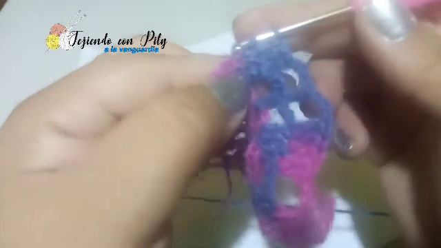 Pashmina tejida a crochet con un Ovillo de de 100 gramos (regalo para mamá) смотреть онлайн