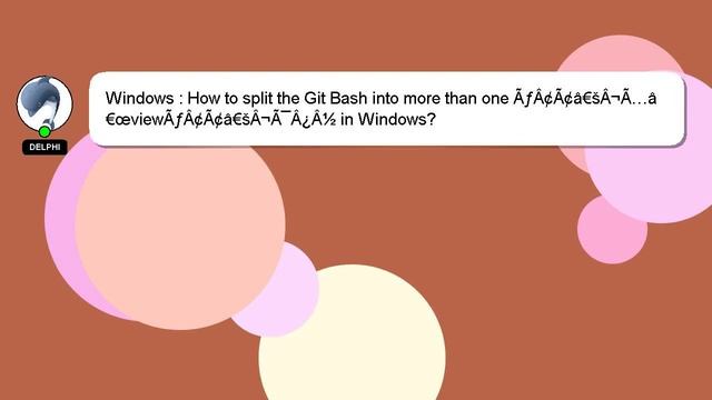 Windows : How to split the Git Bash into more than one ÃƒÂ¢Ã¢â€šÂ¬Ã…â€œviewÃƒÂ¢Ã¢â€šÂ¬Ã¯Â¿Â½ in Win смотреть онлайн