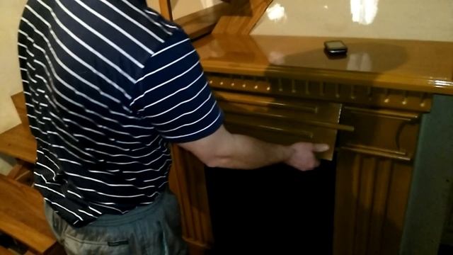 Обзор декоративного камина (фальш-камин) из дерева смотреть онлайн
