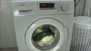 BOSCH WAB28220 washing machine, Easy-care wash 40 degrees program test example movie #334