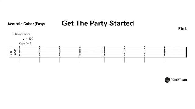 GrooveLAB - Playback: Get The Party Started (EASY VERSION) смотреть онлайн