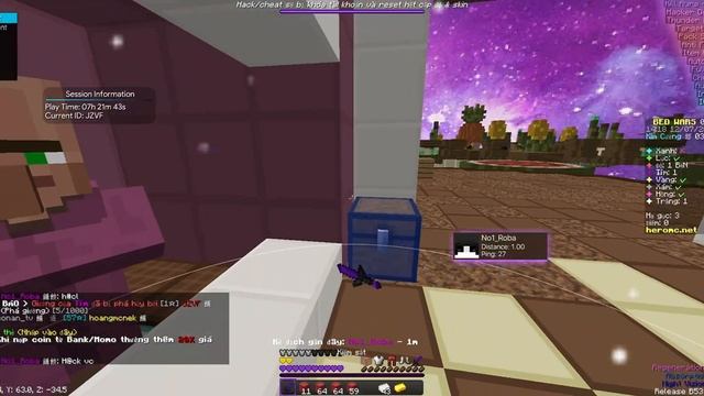 HACK HEROMC | MINECRAFT | BEDWAR 1.12.2 | SPEED SCAFFOLD | NIGTHX | SHARE CONFIG смотреть онлайн