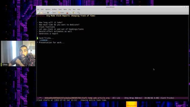 Emacs | Org Mode Clock Reports, For Logging and Timekeeping смотреть онлайн