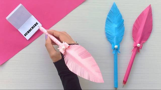 Easy Origami Paper Pen | Paper Craft | DIY Origami Crafts | Origami Paper Craft | Origami Hacks