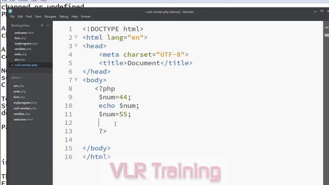php constants In English 10-vlr training смотреть онлайн