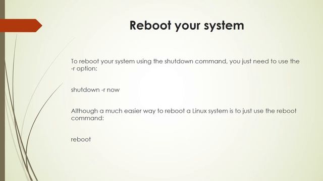 Linux Shutdown Command смотреть онлайн