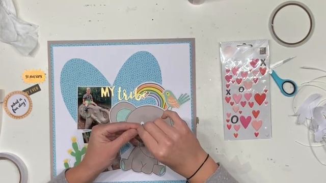 Kitaholic Kits 12x12 Scrapbooking Layout with Jess смотреть онлайн