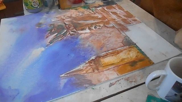 Сельский сюрреализм гуашью и акрилом. 1. 12.01.2012. смотреть онлайн