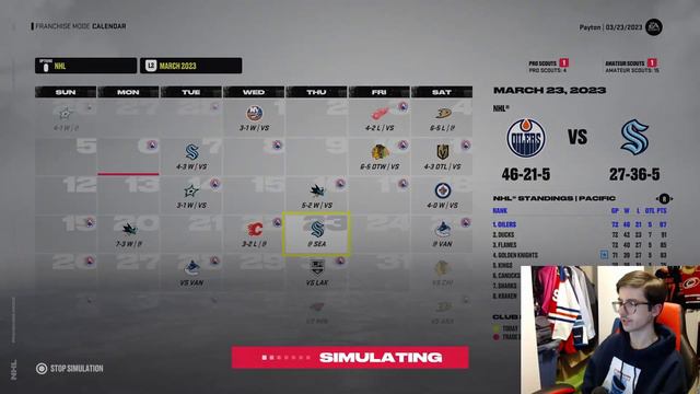 NHL 22 - Franchise mode - Edmonton Oilers ep 10 Tearing up the NHL смотреть онлайн
