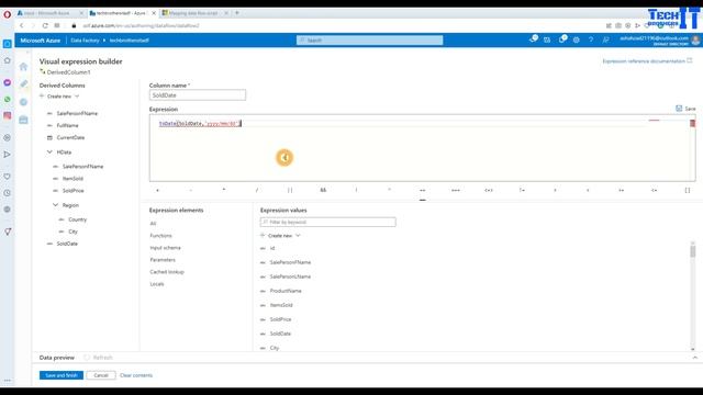 How to use Derived Column Transformation in Mapping Data Flow | Azure Data Factory Tutorial 2022 смотреть онлайн
