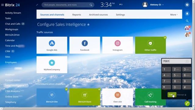 La configuración de la integración Bitrix24 con Asterisk — Screencast смотреть онлайн