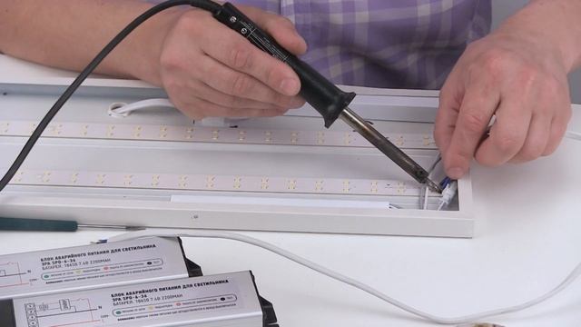 Подключение блока аварийного питания ЭРА к светильникам SPO-6/7 смотреть онлайн