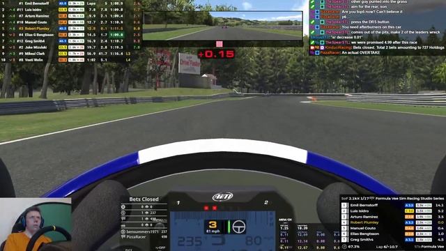 iRacing Formula Vee at Lime Rock Park with Chicane - Week 1 Season 4 2021 смотреть онлайн