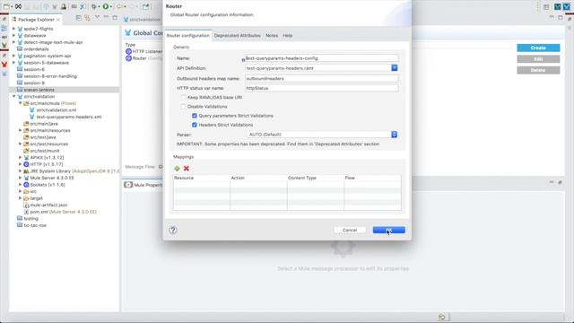 Mule 4 - APIkit Router - QueryParam and Header Strict Validation Configuration #mule #mulesoft #ram смотреть онлайн