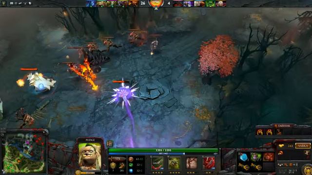 Dota 2-тащим на Pudge и ливаем за Lifestealer=с смотреть онлайн