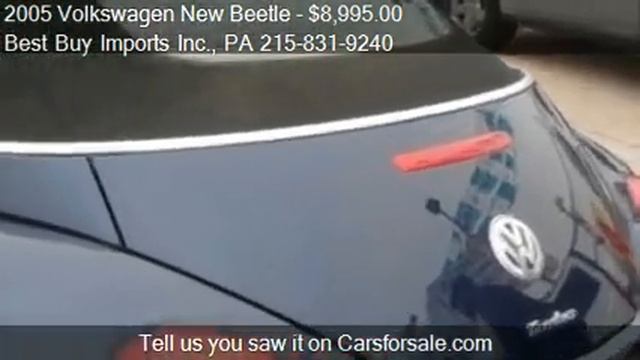 2005 Volkswagen New Beetle GLS 1.8L Convertible - for sale i смотреть онлайн
