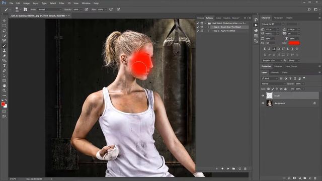 Real Sketch Photoshop Action Video Tutorial | SmartestMind Photoshop Actions Sharp Designer смотреть онлайн