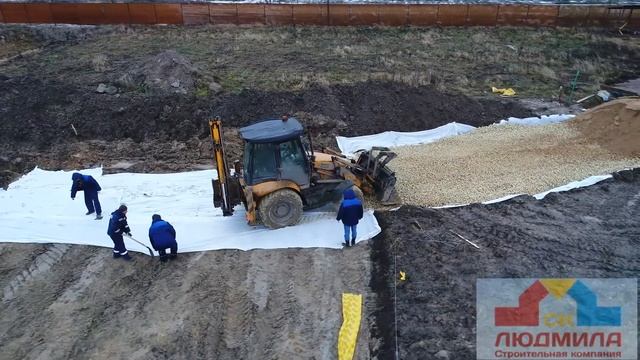 Строительство дороги к участку КП Любимово СК «Людмила» смотреть онлайн