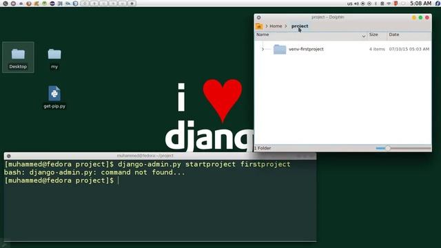 4 Python Web Django installing on linux تنصيب الدجانكو على اللينكس بايثون смотреть онлайн